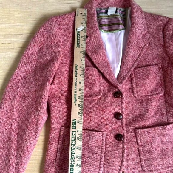 Early J.Crew Wool Blend Robert Noble Jacket Size 12 - Picture 4 of 9